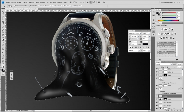 Creation of The torture of the watch: Step 9